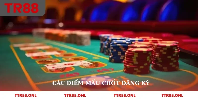 Các điểm mấu chốt đăng ký